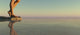 Woman and Sunset Wall Decal Panoramic Wall Decal