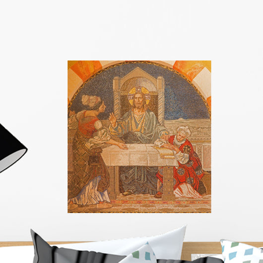 Jerusalem Mosaic Jesus with Wall Decal