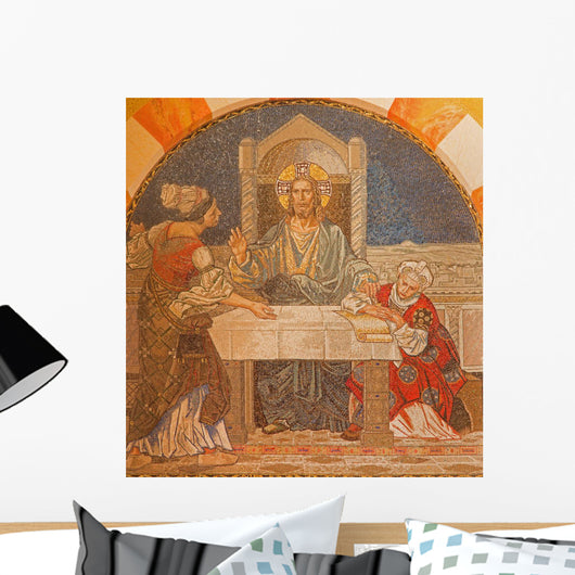 Jerusalem Mosaic Jesus with Wall Decal
