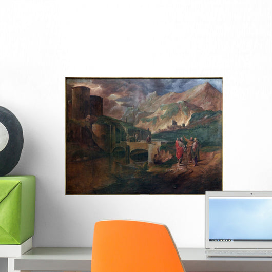 Bruges Paint Scene Jesus Wall Decal