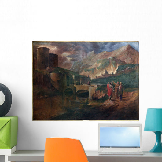 Bruges Paint Scene Jesus Wall Decal