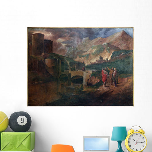 Bruges Paint Scene Jesus Wall Decal