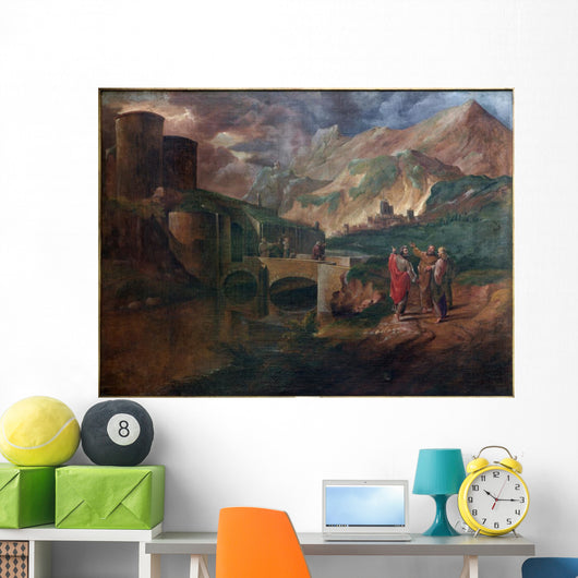 Bruges Paint Scene Jesus Wall Decal