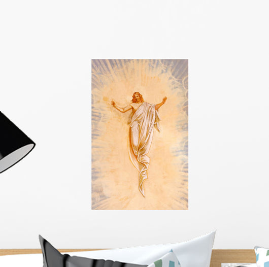 Calvary Fresco Resurrected Christ Wall Decal