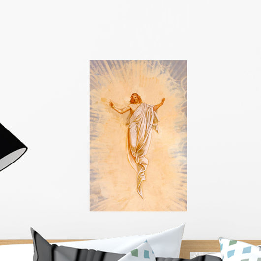 Calvary Fresco Resurrected Christ Wall Decal