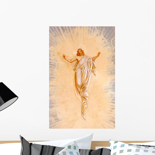 Calvary Fresco Resurrected Christ Wall Decal