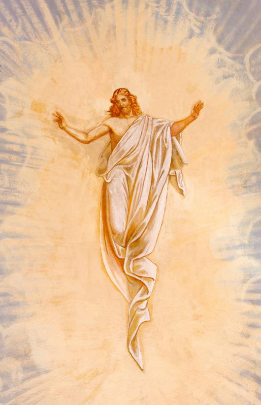 Calvary Fresco Resurrected Christ Wall Decal