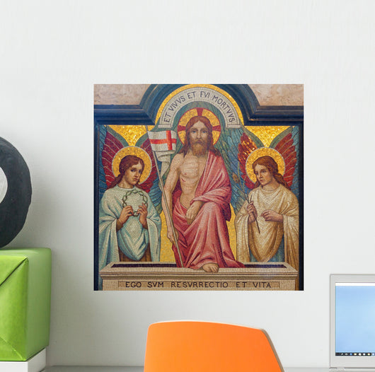 Jerusalem Mosaic Resurrection Wall Decal
