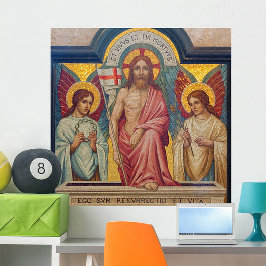 Jerusalem Mosaic Resurrection Wall Decal