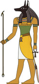 Ancient Egyptian Gods Anubis Wall Decal