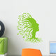 Abstract Green Tree Wall Decal