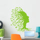 Abstract Green Tree Wall Decal