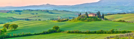 Tuscany Spring Wall Decal Panoramic Wall Decal