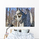 Ancient Sad Cemetery Angel Wall Decal