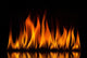 Fire Flames Black Wall Decal