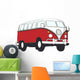 Vw Hippie Van Wall Decal