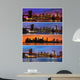 Manhattan with Lights and Wall Decal