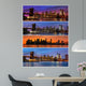 Manhattan with Lights and Wall Decal