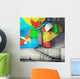 Stairway and Abstract Graffiti Wall Decal