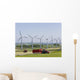 Wind Turbines and Tractors Wall Decal
