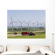Wind Turbines and Tractors Wall Decal