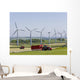 Wind Turbines and Tractors Wall Decal