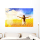 Happy Woman Wall Decal Design 2