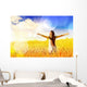 Happy Woman Wall Decal Design 2