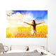 Happy Woman Wall Decal Design 2