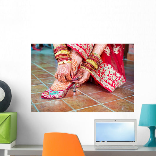 Henna Mehndi Wedding Design Wall Decal