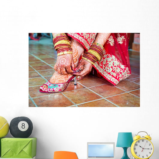 Henna Mehndi Wedding Design Wall Decal