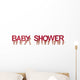 People Hands Holding Red Wall Decal Panoramic Wall Decal Design 2