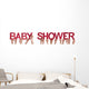 People Hands Holding Red Wall Decal Panoramic Wall Decal Design 2