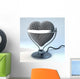 Herz Mikrofon Studio Auf Wall Decal