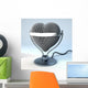 Herz Mikrofon Studio Auf Wall Decal