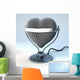 Herz Mikrofon Studio Auf Wall Decal