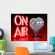 Herz Mikrofon Liebe Zur Wall Decal