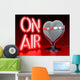 Herz Mikrofon Liebe Zur Wall Decal