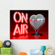 Herz Mikrofon Liebe Zur Wall Decal
