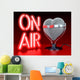 Herz Mikrofon Liebe Zur Wall Decal