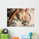 Making Dough Female Hands Wall Decal