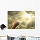 Prayer Raised Hands Sky Wall Decal