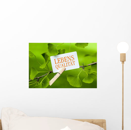 Lebensqualitat Wall Decal