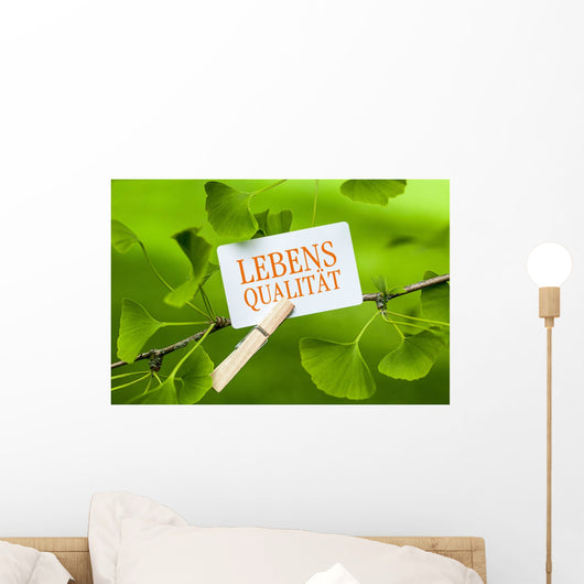 Lebensqualitat Wall Decal