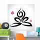Yoga Lotus Pose and Wall Decal