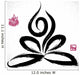 Yoga Lotus Pose and Wall Decal