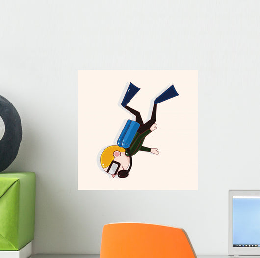 Diver Theme Elements Wall Decal