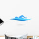 Freestyle Swimmer Silhouette with Wall Decal