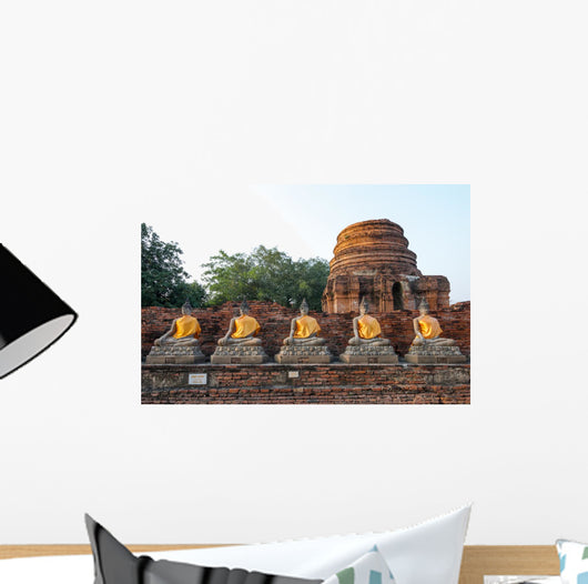 Buddha Statue Ayutthaya Thailand Wall Decal