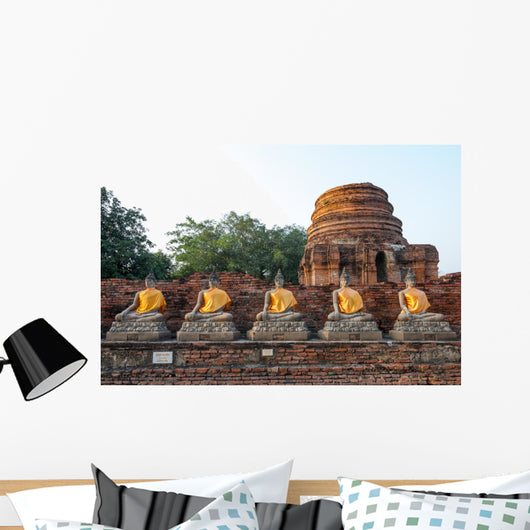 Buddha Statue Ayutthaya Thailand Wall Decal